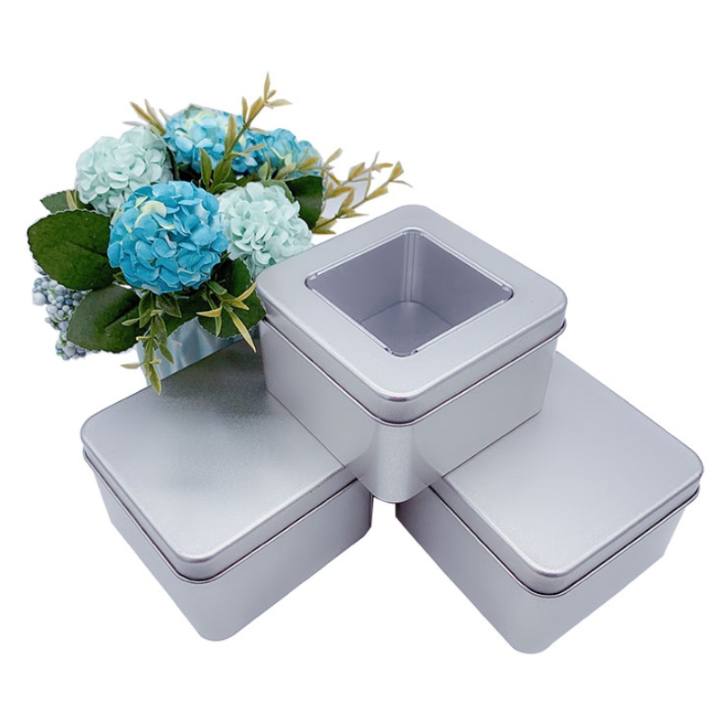 Hộp thiếc vuông (90mm * 90mm * 55mm)