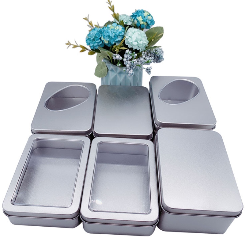 Hộp thiếc hình chữnhật (125mm * 90mm * 35mm) Hộp đặc biệt