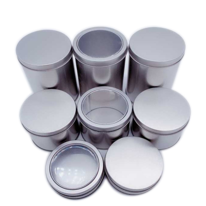 Cácnhà sản xuất thiếc lon tùy chỉnh, hộp đĩa U/Giáng sinh hộp thiếc/bao bì hộp sắt (đường kính: 75mm)