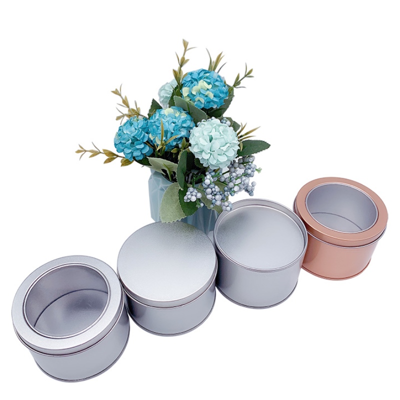 Hộp kẹo hộp, trà tráng miệng bao bì hộp sắt (85mm * 60mm)