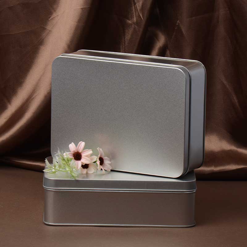 Hộp lưu trữ kim loại Frosted Bird \\\\ \'S Nest Quà tặng Bao bì Hộp thiếc 220 * 160 * 65mm